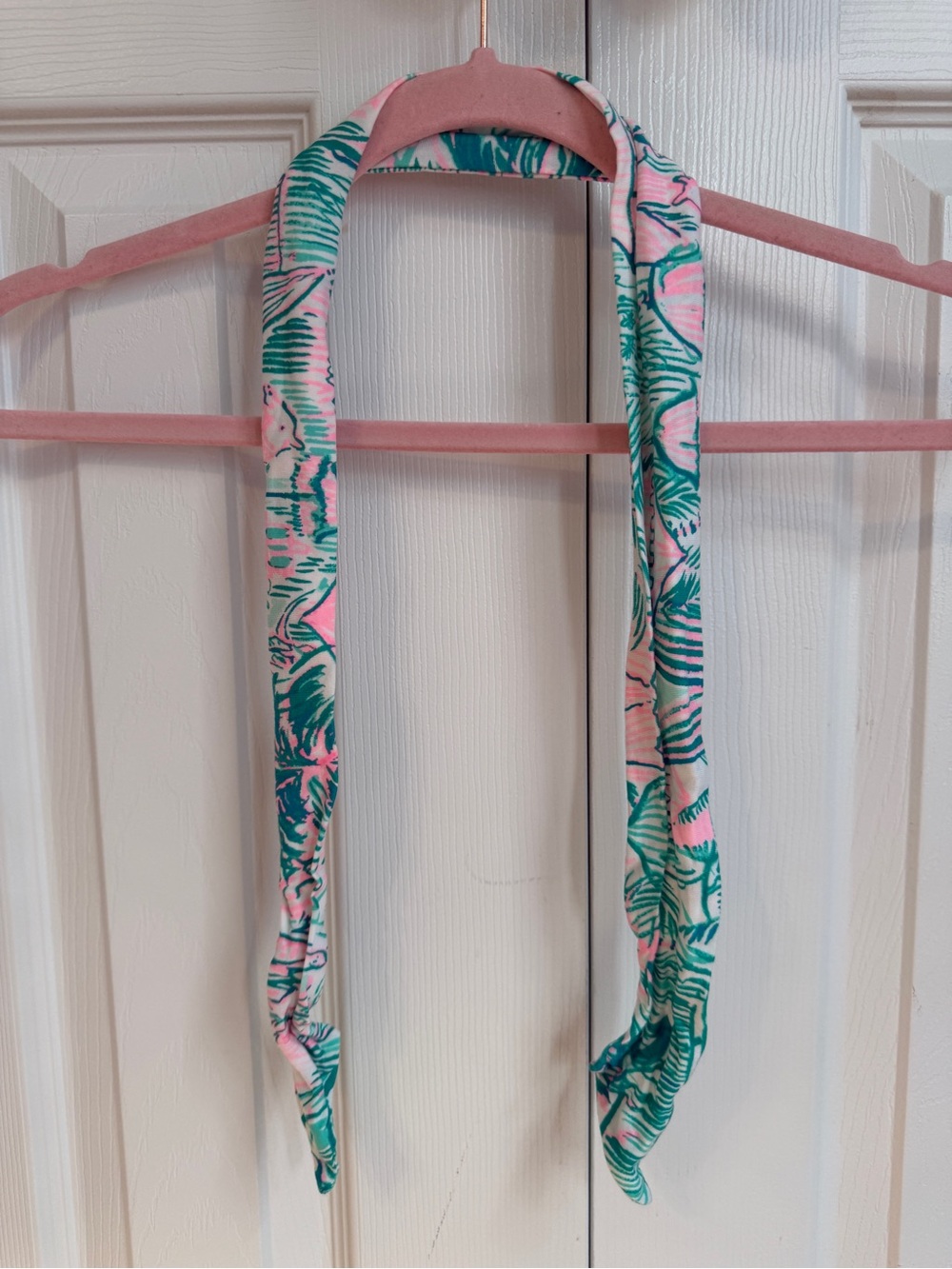 Lilly Pulitzer Pink & Green Palm Print Headband